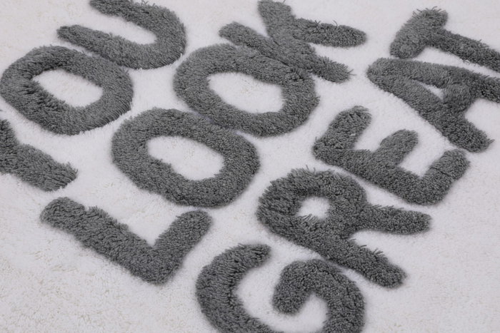 Mijölnir Alfombrilla de Baño Blanca de 90 cm